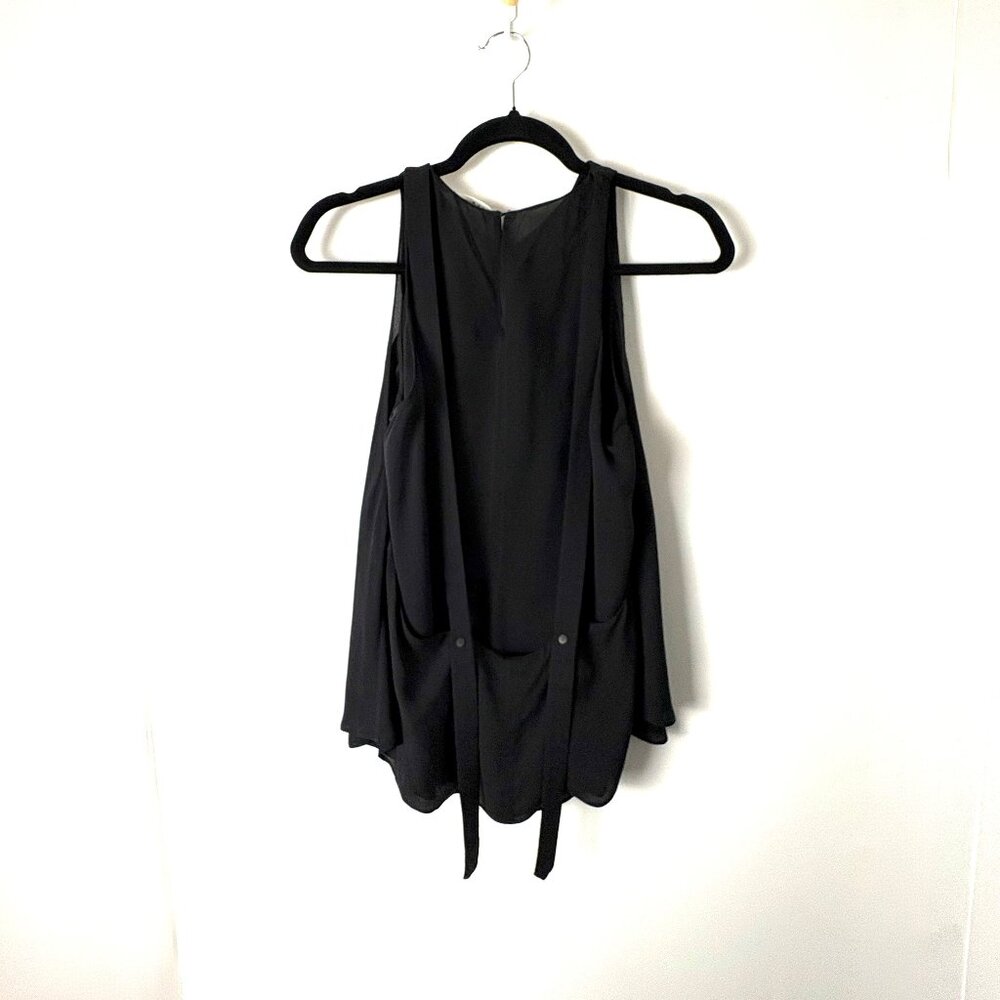 A.L.C. 100% Silk Black Blouse | Size 6